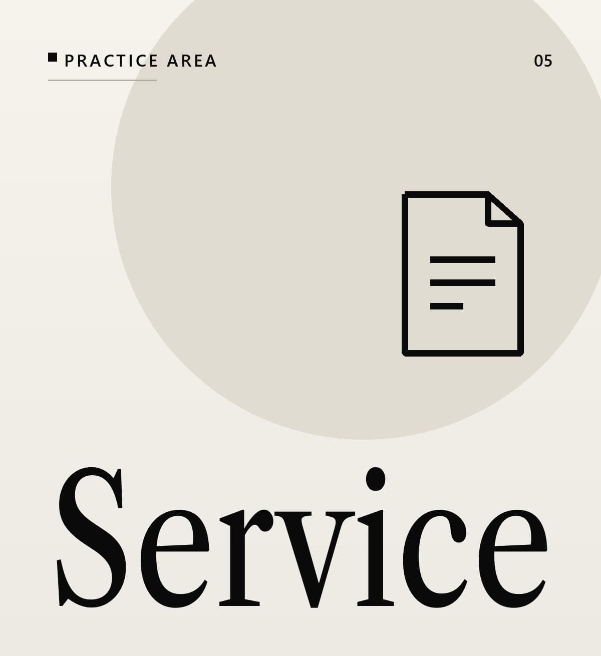 Service & Employment Law